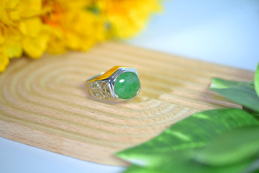 Jade Silver Ring
